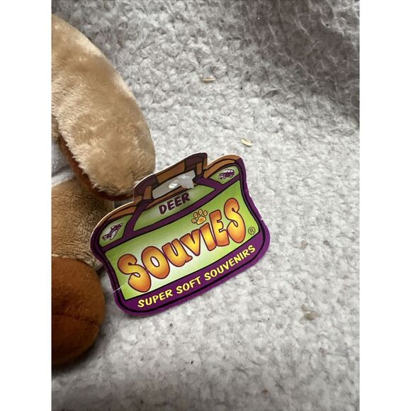 Souvies Deer Oregon Plush Brown 8" Soft Toy Stuffed Animal 2004 Still Has Tag - Picture 3 of 5